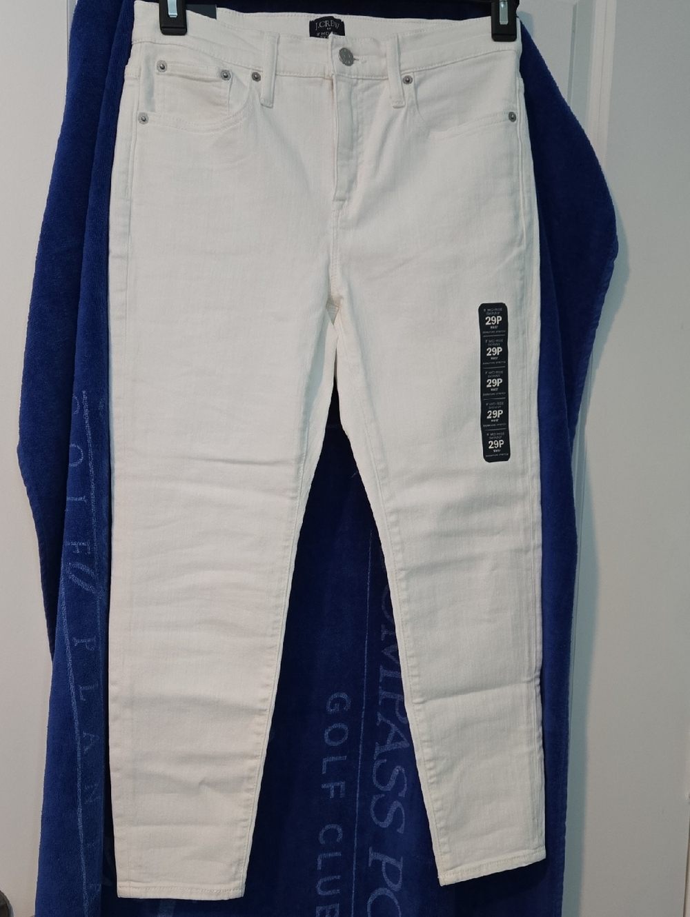 J. Crew White Skinny Jeans - Classic Stretch Denim